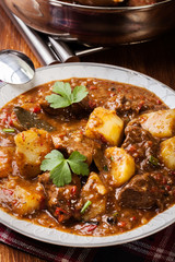Beef stew with potatoes