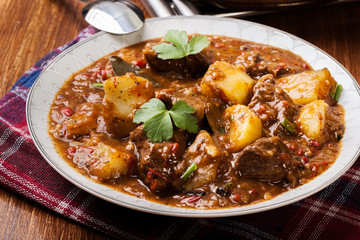 Beef stew with potatoes