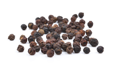 pepper seed on white background