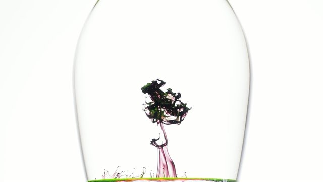albero in acqua