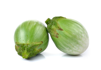 eggplant on white background