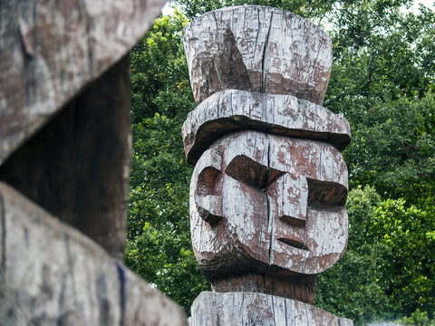 Mapuche Denkmal Monumento Natural Cerro Nielol