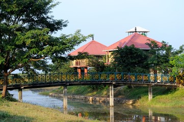 Gasthaus in Westbengalen, Indien