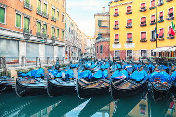 Fototapeta na wymiar Gondola Venice Italy.