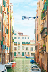 Fototapeta na wymiar Canal Venice Italy.