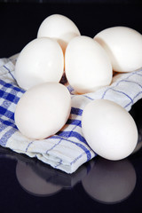 weiße Eier