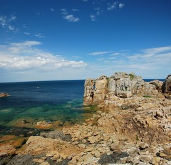 Site du Gouffre de Plougrescant, Bretagne