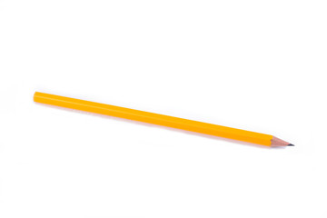 Pencil isolated on pure white