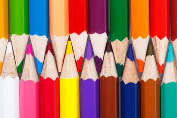 Background from colorful pencil