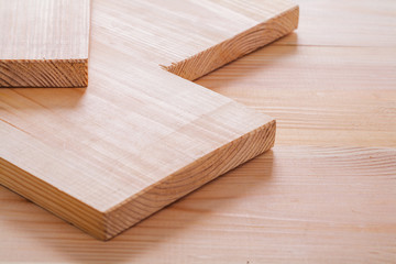 pine tree wooden boards close up horizontal version construction