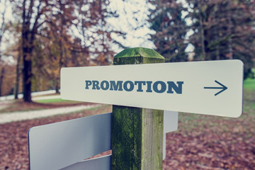 Word Promotion in a conceptual image