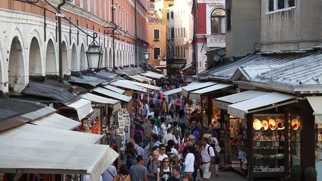 Views from around the ancient Coastal Italian city of Venice.