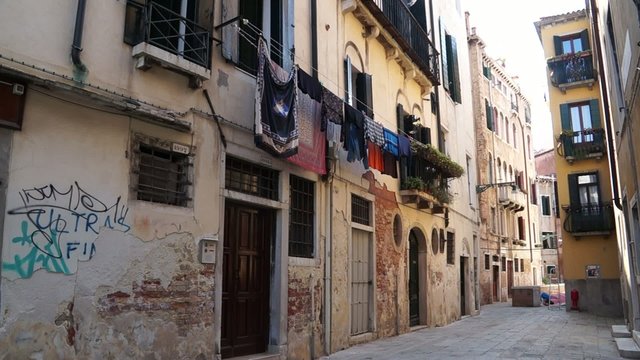 Views from around the ancient Coastal Italian city of Venice.
