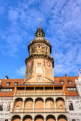 Fototapeta na wymiar Hausmannsturm im Residenzschloss Dresden