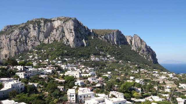 Views of the Isle of Capri off the Coast of Italy