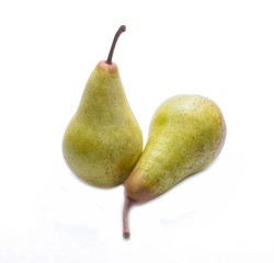 Pears isolated on white background
