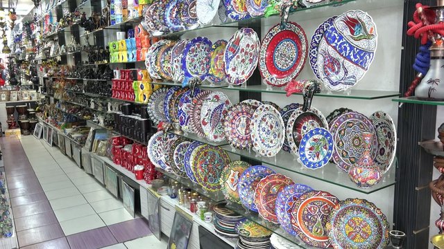 Souvenir shop in Turkey