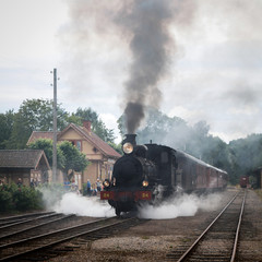 Plakat Steamtrain departure