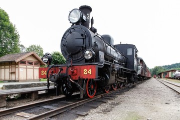 Steamtrain in sweden