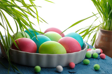 easter color eggs