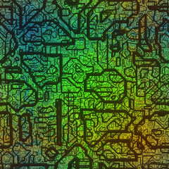 Circuits abstract generated texture
