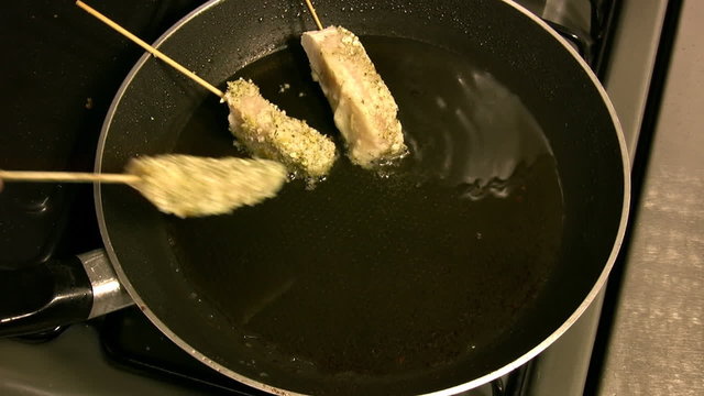 Frying Fish Sticks