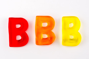 Gummy Letters B