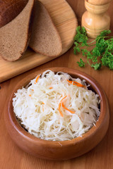 Sauerkraut - fermented cabbage