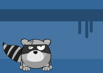 raccoon ball cartoon background9