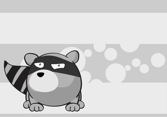 raccoon ball cartoon background6