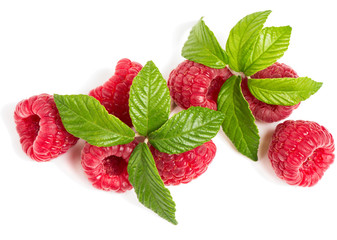 Top view of raspberry