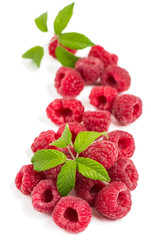 Heap of raspberry