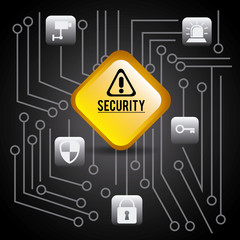 Security design, vector illustration.