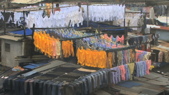 Zoom out of hand laundry Mumbai India