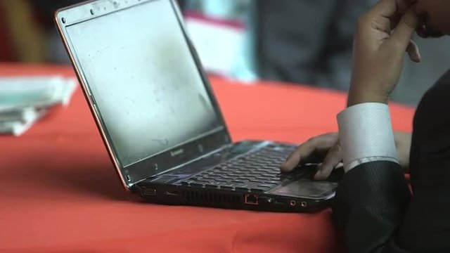 Business professionals and the latest technology