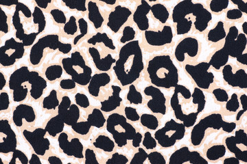 texture of print fabric stripes tiger for background