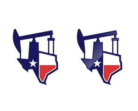 texas oil drilling logo template 69