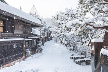 Winter in Takayama, sightseeing travel japan