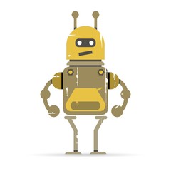 cartoon robot