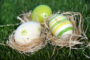drei Ostereier