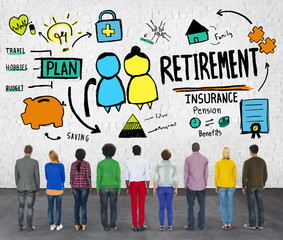 Diversity Casual People Retirement Vision Aspiration Concept