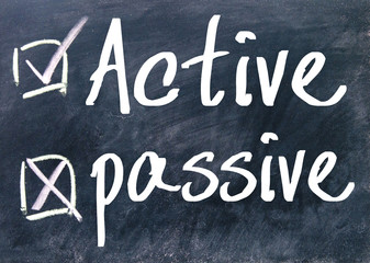 active or passive choice