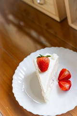 homemade strawberry short cake