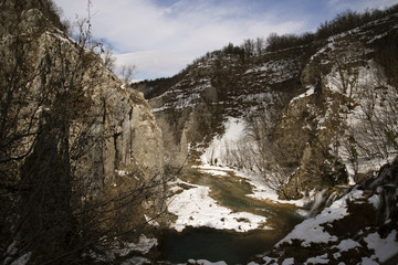 Fototapeta na wymiar famous croatian national park