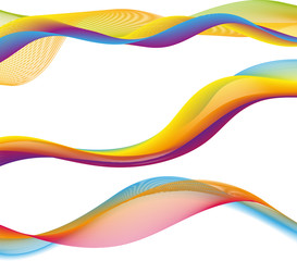 Abstract colorful lines