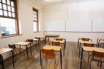 Empty classroom