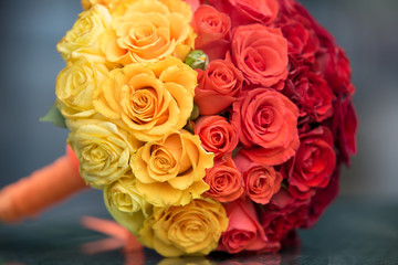 Creative bride bouquet