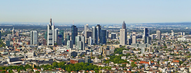 panorama of Frankfurt
