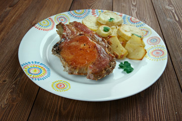 Pork baked  Loins