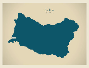 Modern Map - Salto UY